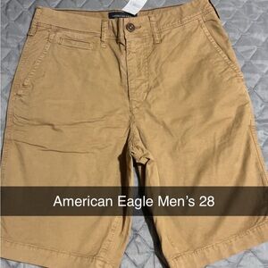 American Eagle Outfitters Men's Brown Flat Front Shorts